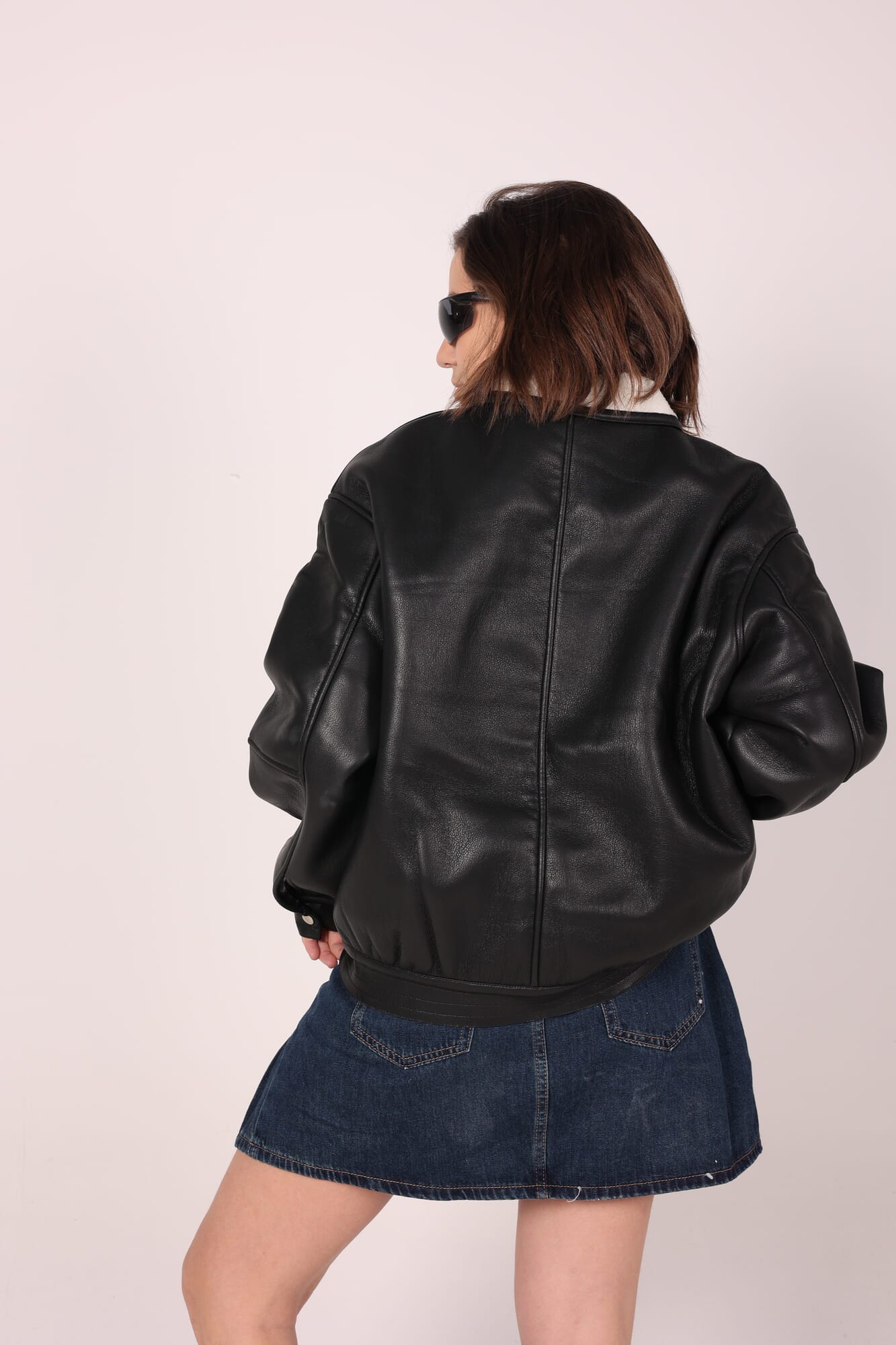 Campera bomber corderito