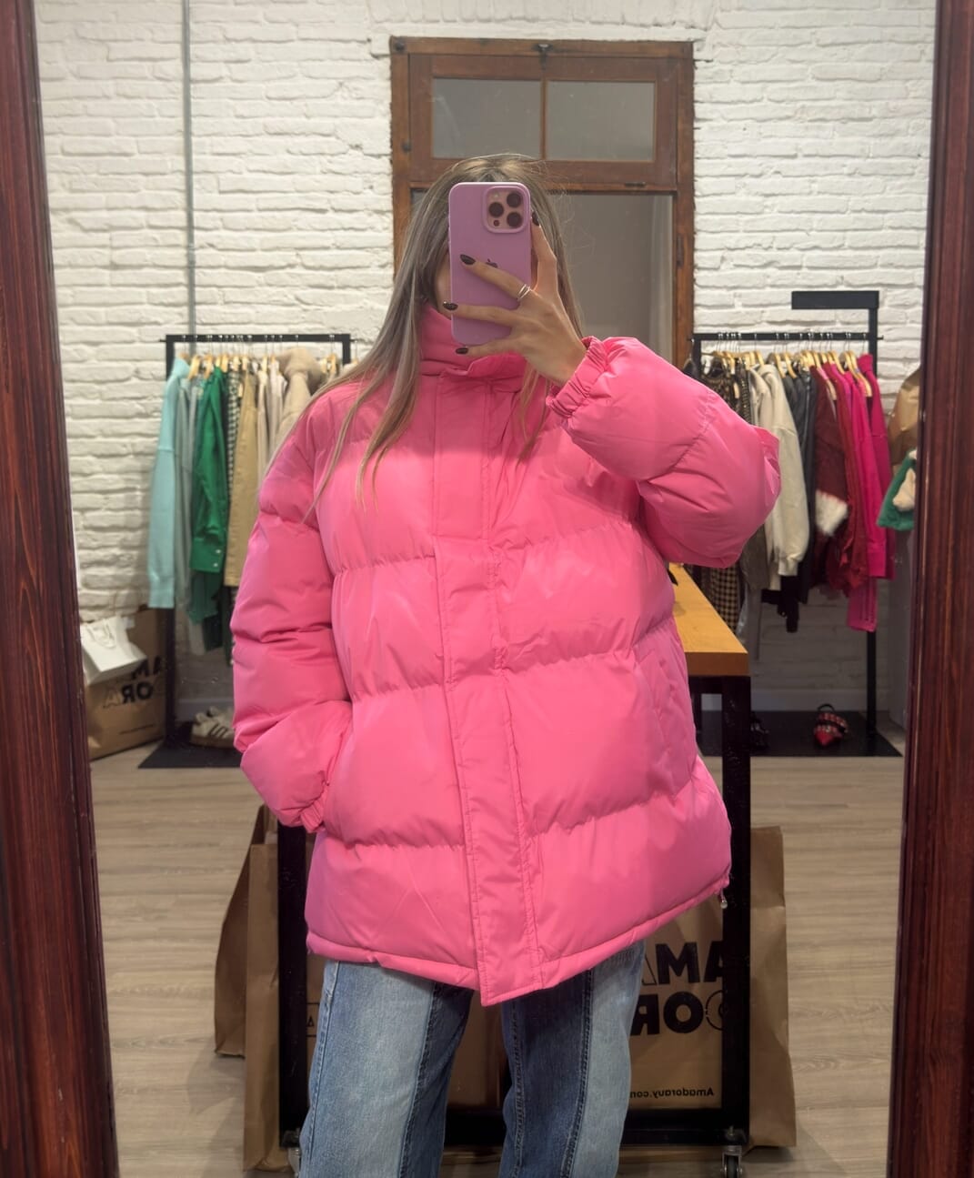 Puffer abrigo