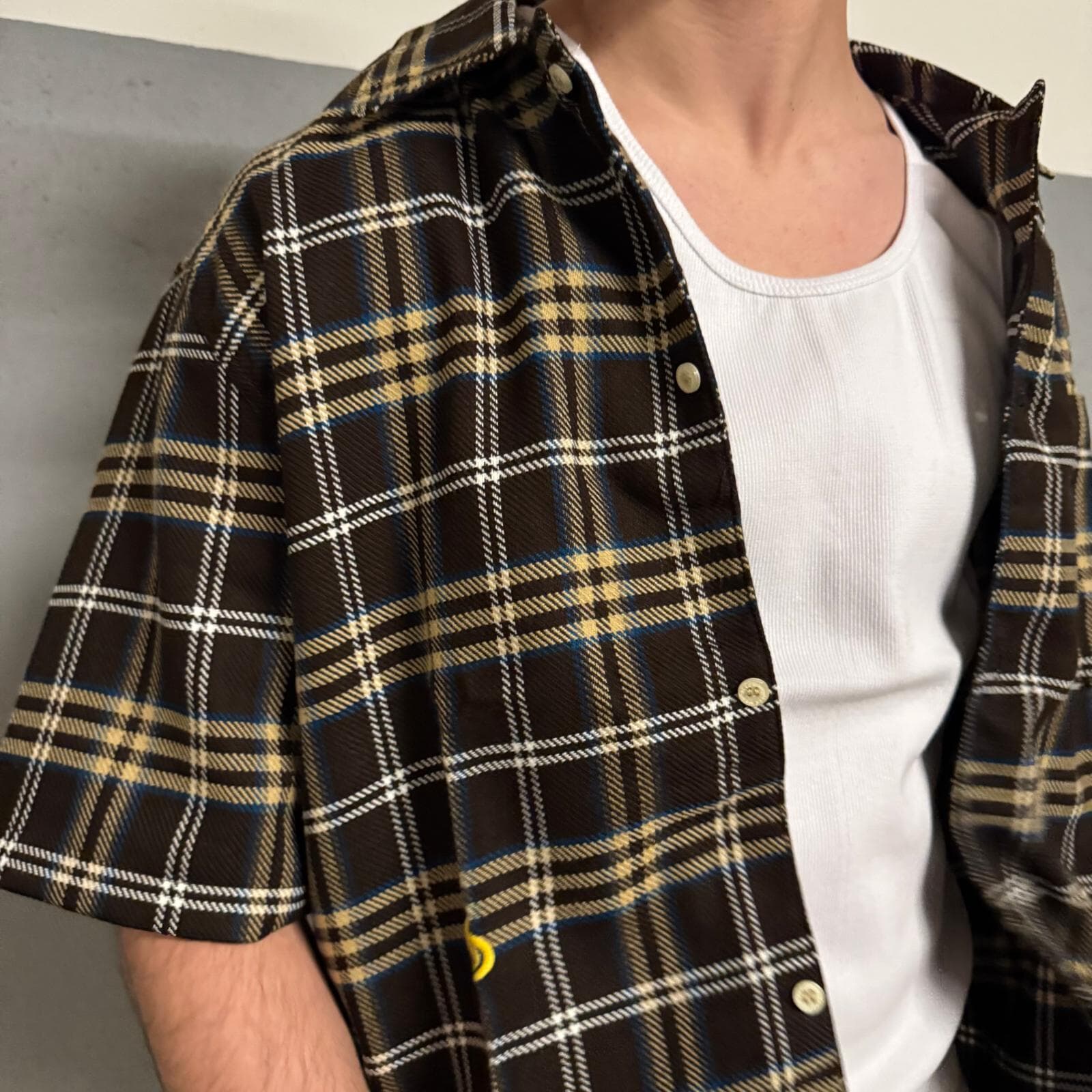 Camisa Leña Boxy