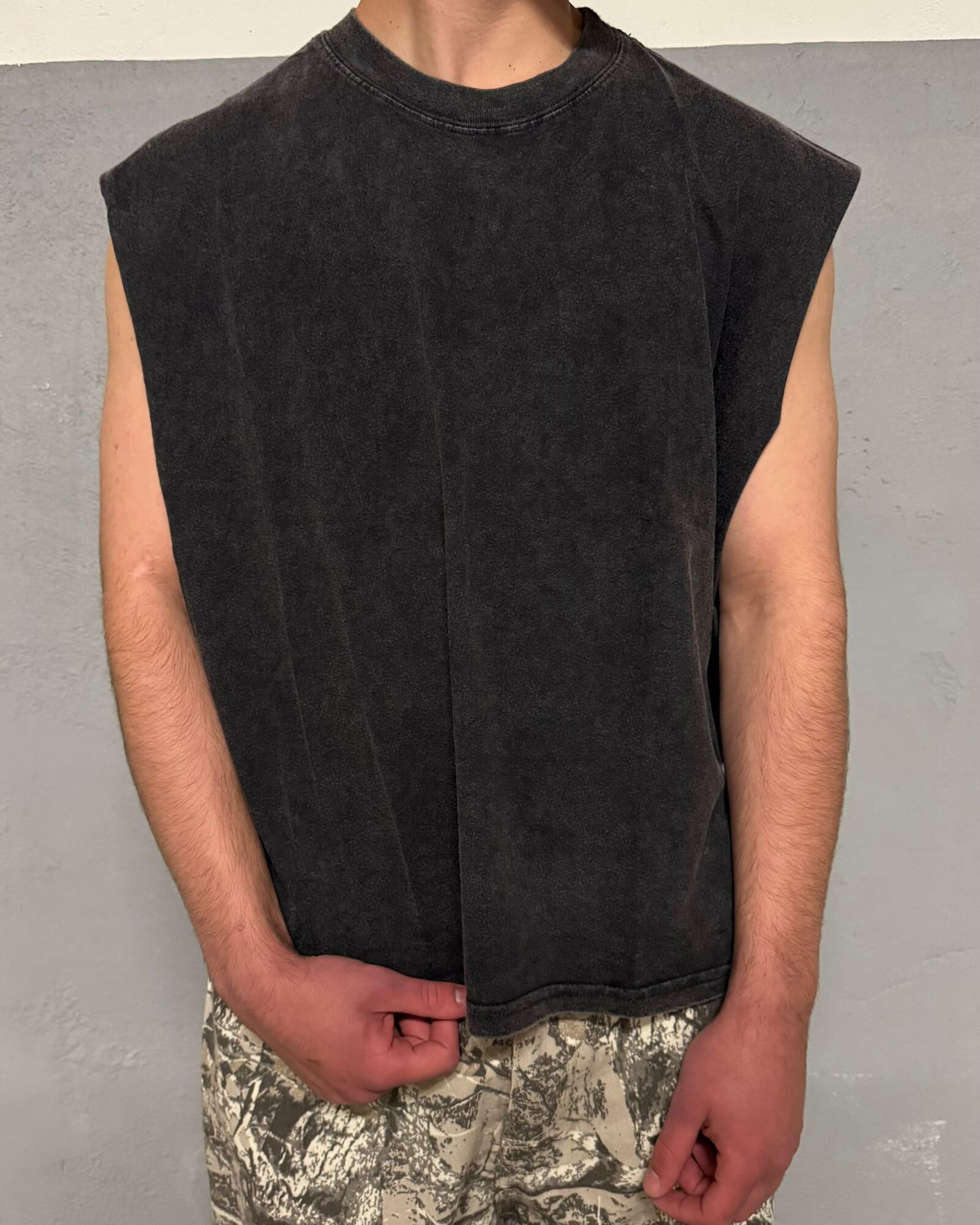Musculosa Boxy Washed