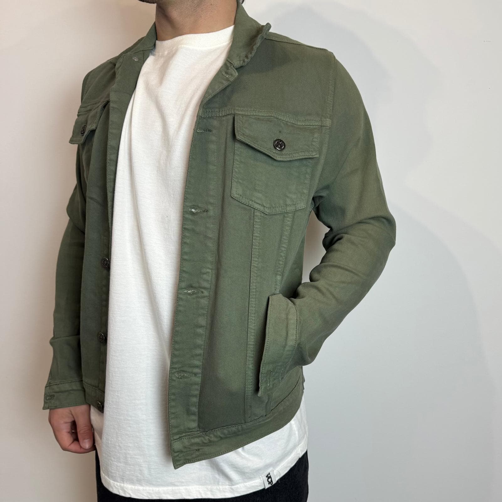 Chaqueta jean Militar