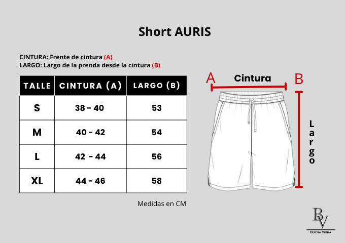 Guía de talles de