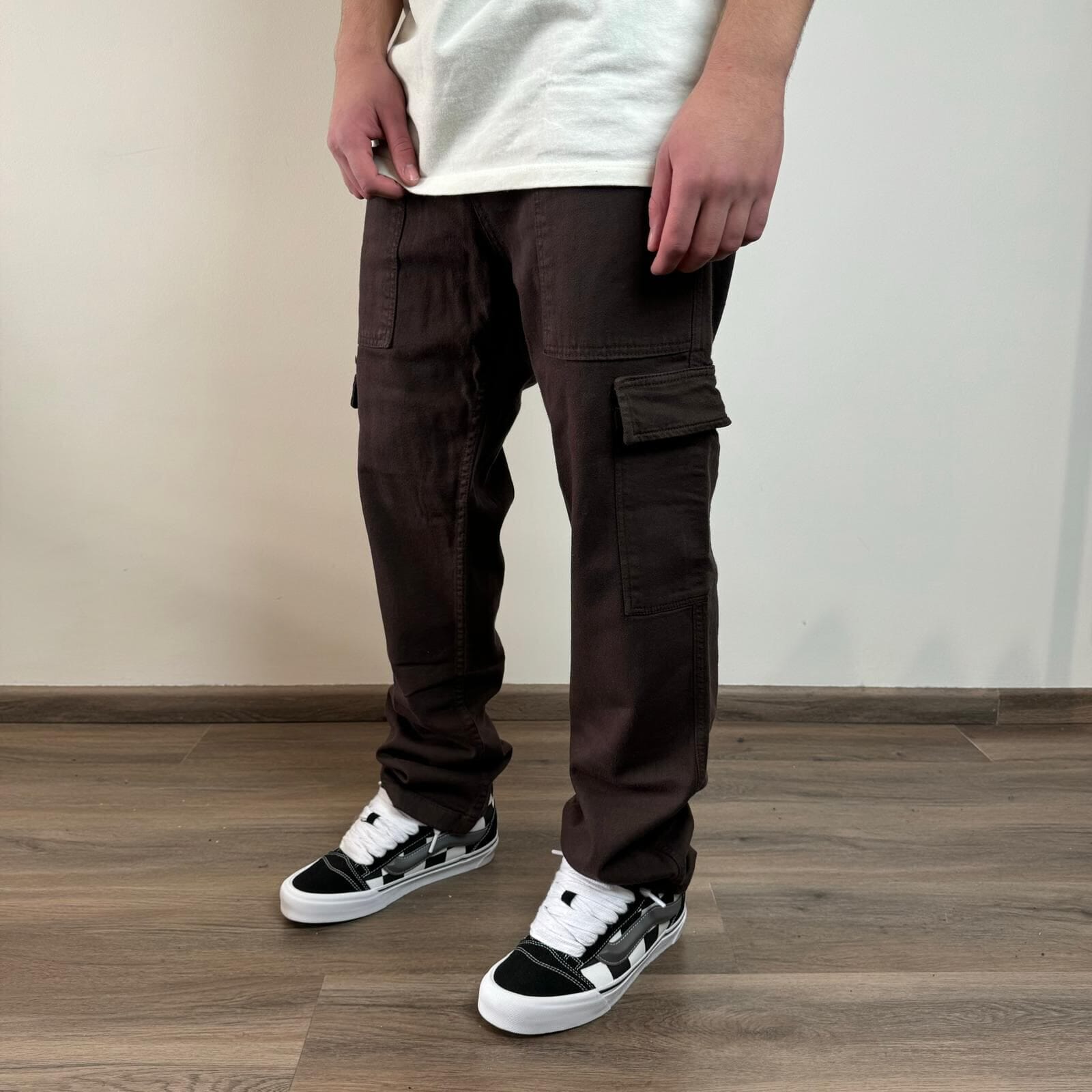 Pantalon cargo recto