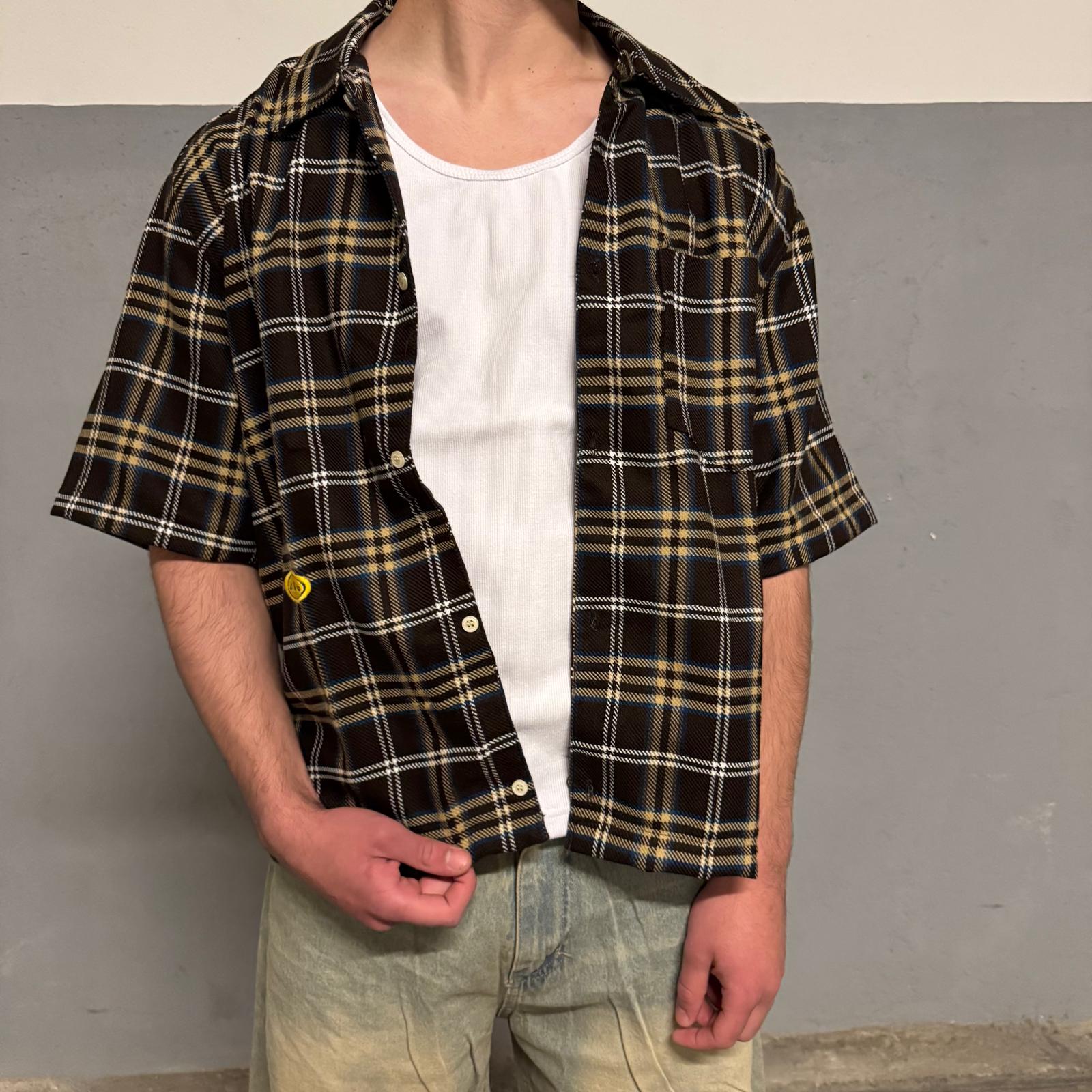 Camisa Leña Boxy