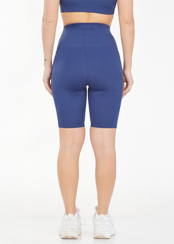 Calza biker deportiva compresión con bolsillos BR112