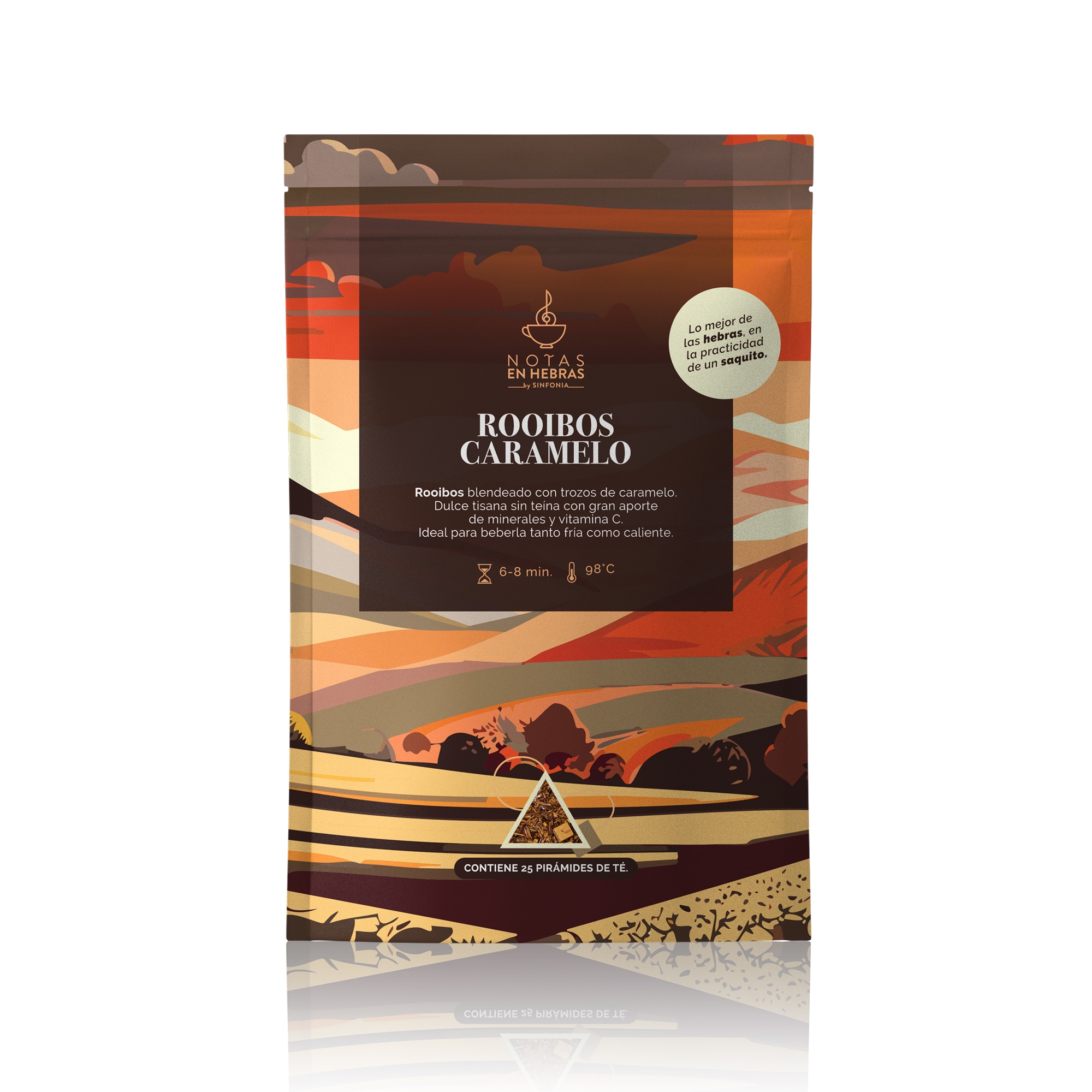 Rooibos con trozos de caramelo