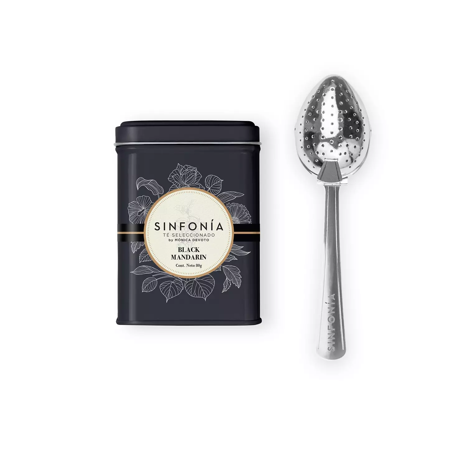 Té negro orgánico Black Mandarin con infusor