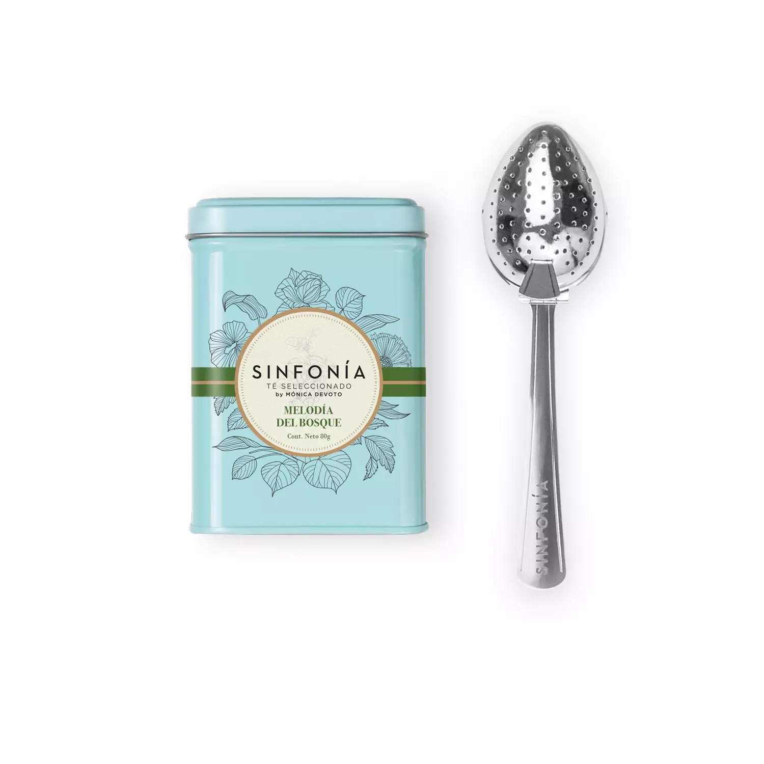 Té verde orgánico Melodia del Bosque con infusor